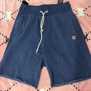 HOMAGE Blue Athletic Shorts Elastic Waistband